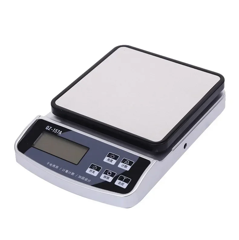 QZ-157A Electronic Scale USB Charge Precision Kitchen Balance Food Scale Household Coffee Scale Smart Digital Baking