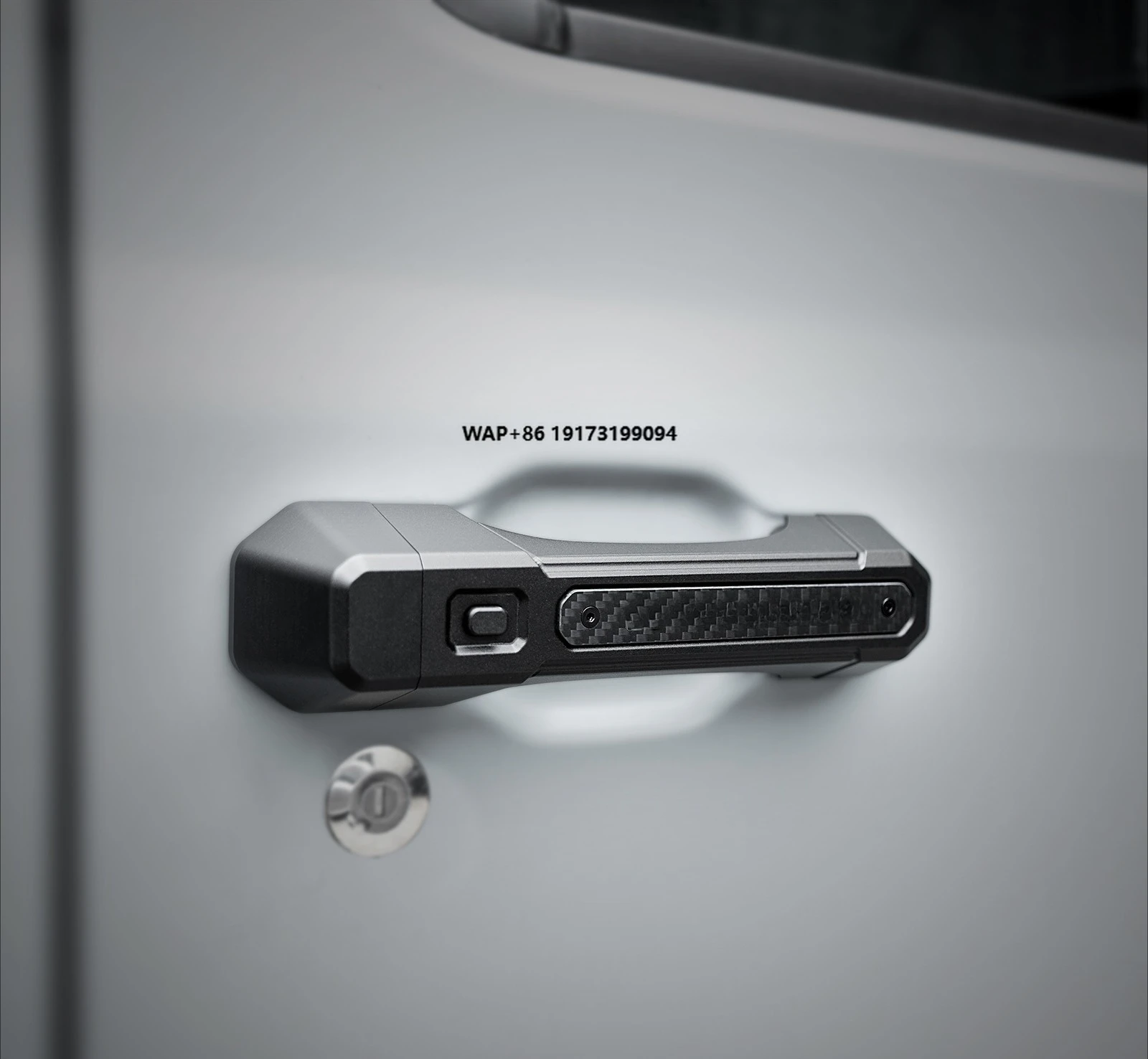 

Lantsun OMU009 5pcs Carbon Fiber Car Door Handle for Wrangler JL 4 Doors