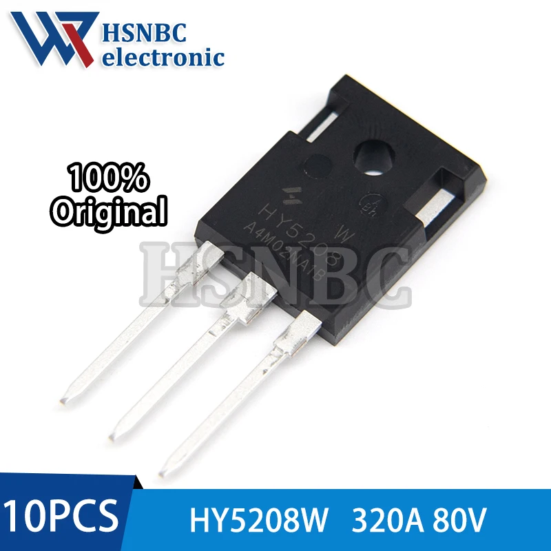 

10PCS HY5208W HY5208 TO-247 320A 80V N-channel Power MOSFET Transistor 100% New Original