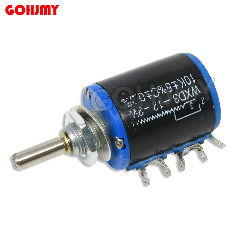 1PCS WXD3 WXD3-12 1W 1K 10K 22K 2K2 33K 3K3 4K7 47K Ohm 100R 220R 470R 2.2K 3.3K 4.7K 1W Wirewound Potentiometer