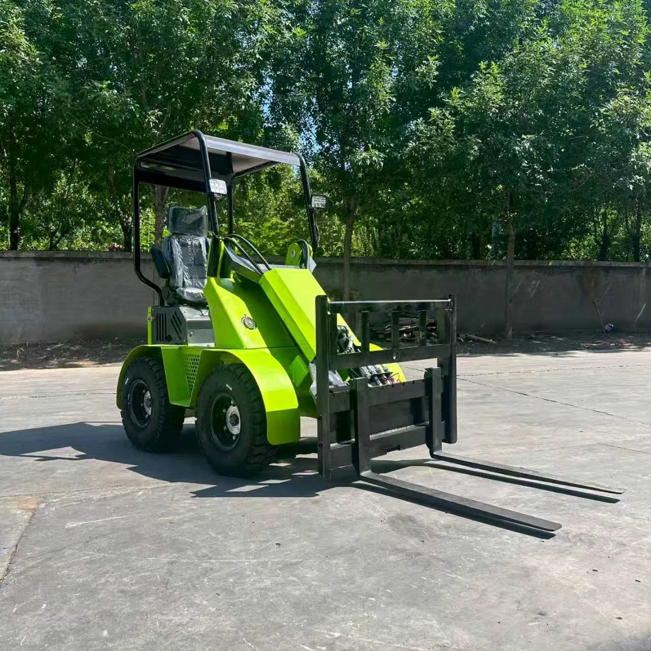 جرافة ذات عجلات بسعر المصنع، محرك هيدروليكي صغير رخيص الثمن، جرافة انزلاقية صغيرة، محمل أمامي صغير، محمل ديزل #3