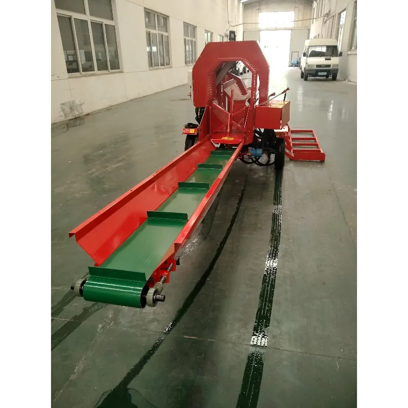 Customized 22 Ton Wood Splitter Hydraulic Firewood Processor With Log Conveyor