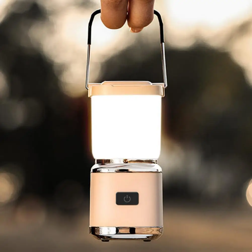 Camping Gear Rechargeable Waterproof Led Camping Lantern with 4 Modes Super Bright Dimmable Cordless Tent Light for Outdoor