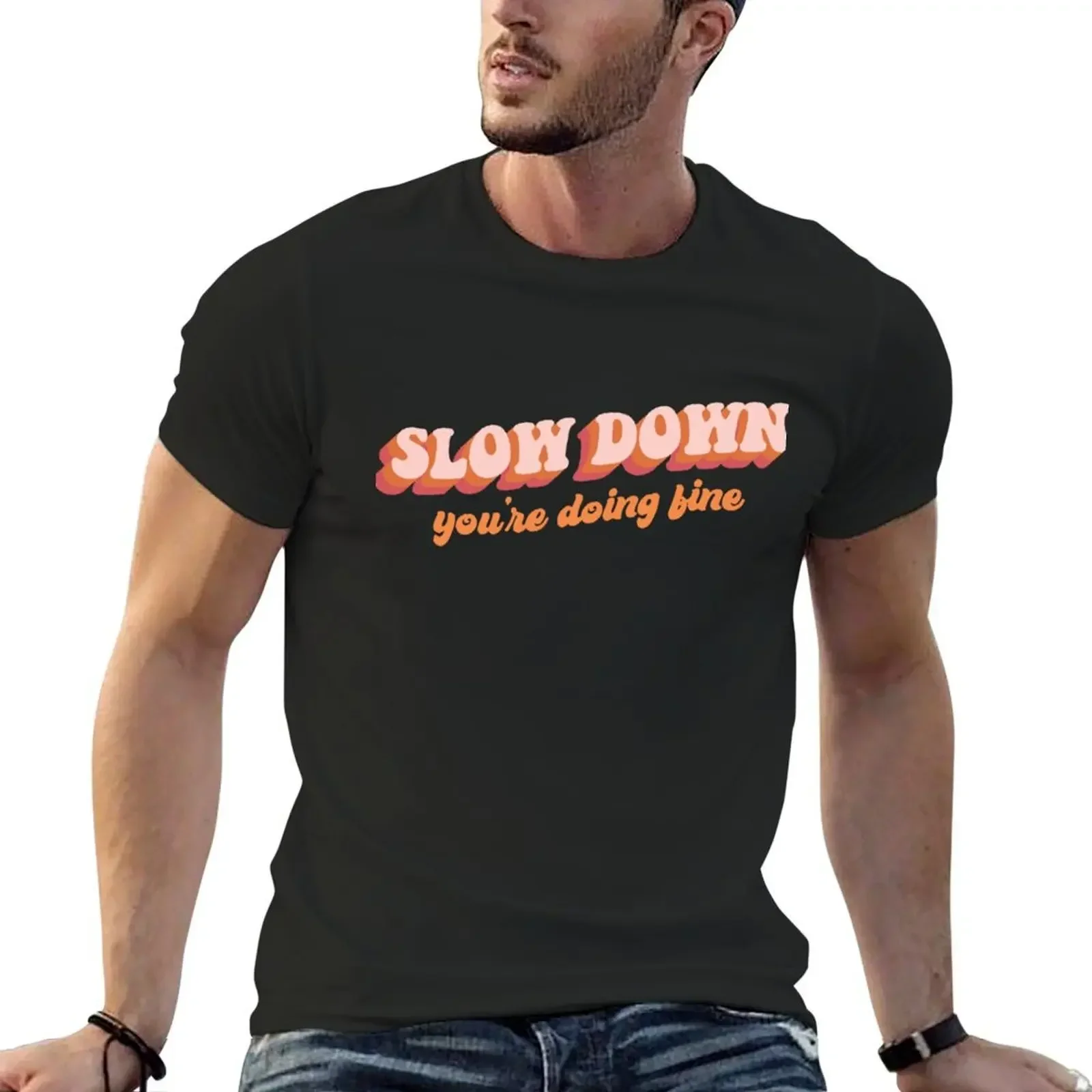 Vienna - Slow down T-Shirt essential t shirt hippie clothes T-shirts for men cotton