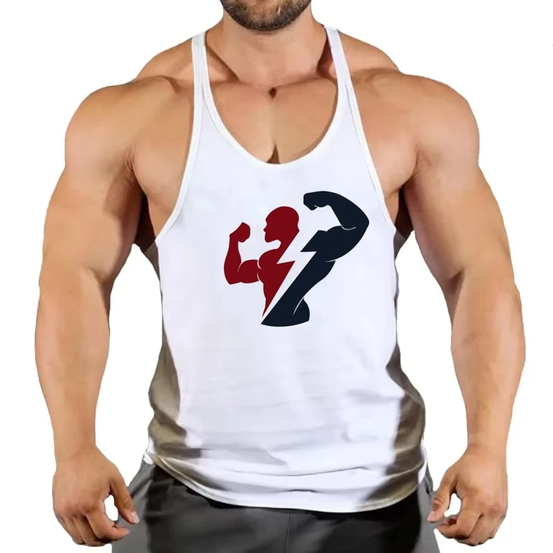 

Мужская майка-стрингер для фитнеса, тонкий ремень для тренировок в тренажерном зале, удобная ткань для сеансов в тренажерном зале с друзьями и партнерами