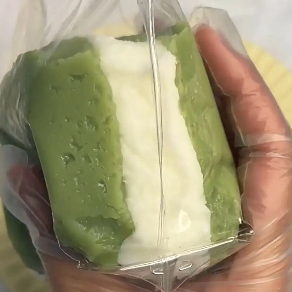 Pretend Play Three-layer Toast Squeeze Toys Matcha Slow Rebound Toast Fidget Toy Sea Salt Colorful Sadnwich Fidget Toy Kids