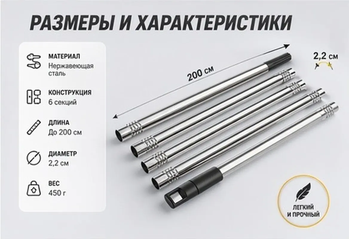 Paint Roller Brush Extension Pole Stainless Steel Telescopic Rod Multi-Purpose Painting High Wall Ceiling Cleaning Tool