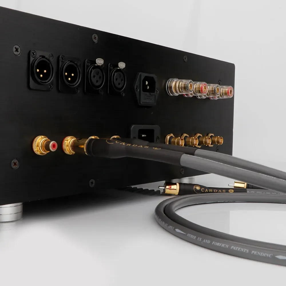 Paire de câbles Audio RCA TWINLNK IIC, ligne de Signal Audiophile OFC en cuivre sans oxygène avec prise RCA plaquée or originale, une paire