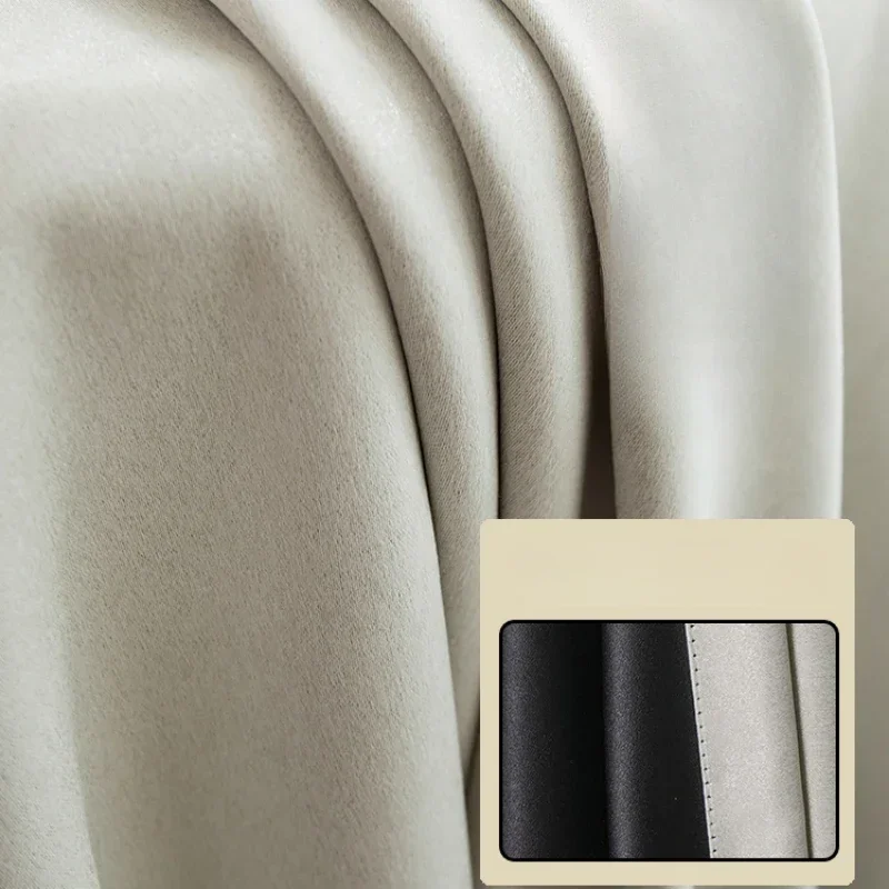 

Full Blackout Drapes Bedroom Soundproof Curtain Cold Protection And Heat Insulation Living Room Drape Room Decoration Curtains