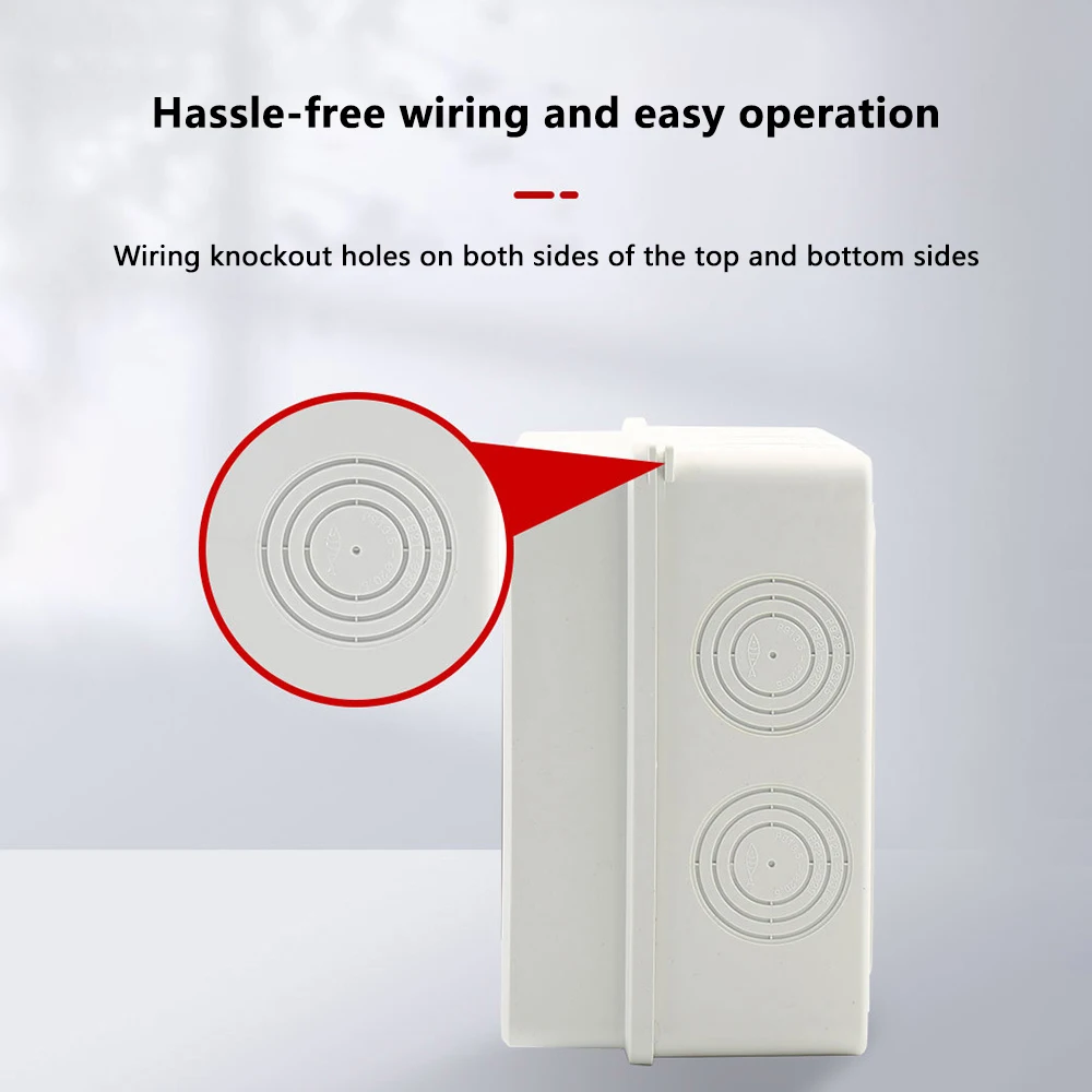 2/5/8/12/15/18/24 Ways Outdoor Waterproof Electrical Distribution Box Circuit Breaker MCB Power Plastic Junction Wire Box IP65