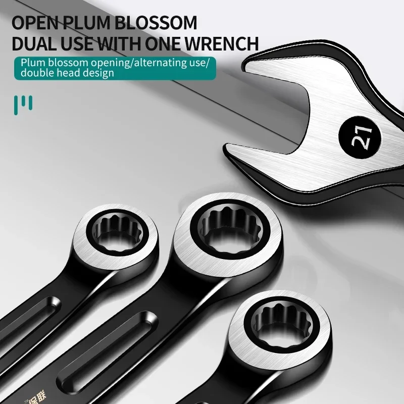 6 مللي متر-22 مللي متر مزيج وجع ثنائي الغرض وجع توفير العمالة مكافحة زلة متري العالمي المفك لإصلاح السيارات أداة اليد