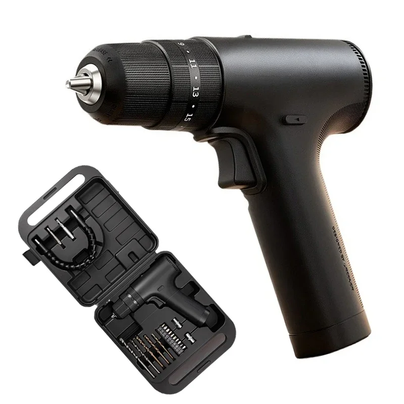 12V Electric Drill Mini Portable Cordless Electrical Drill Set DIY Adjustable Household Drills Multifunctional Power Tool Kit