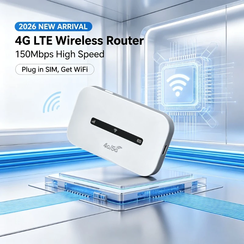 SIM‑card Installable Mobile Internet Device, Compact Body Suitable for Short‑term Rental House Networking