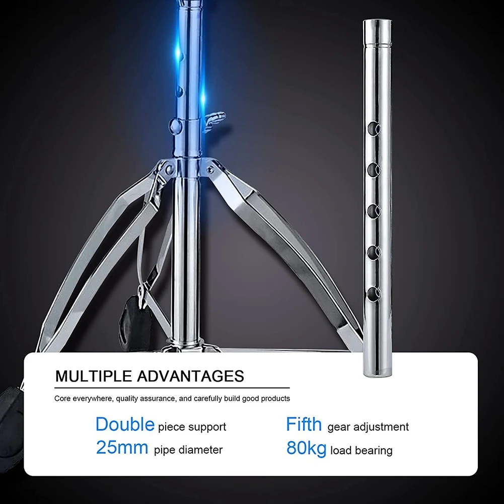 

Универсальный табурет с регулируемым барабанным троном, вращающийся мягкий табурет-барабанщик с противоскользящими ножками для взрослых и детей