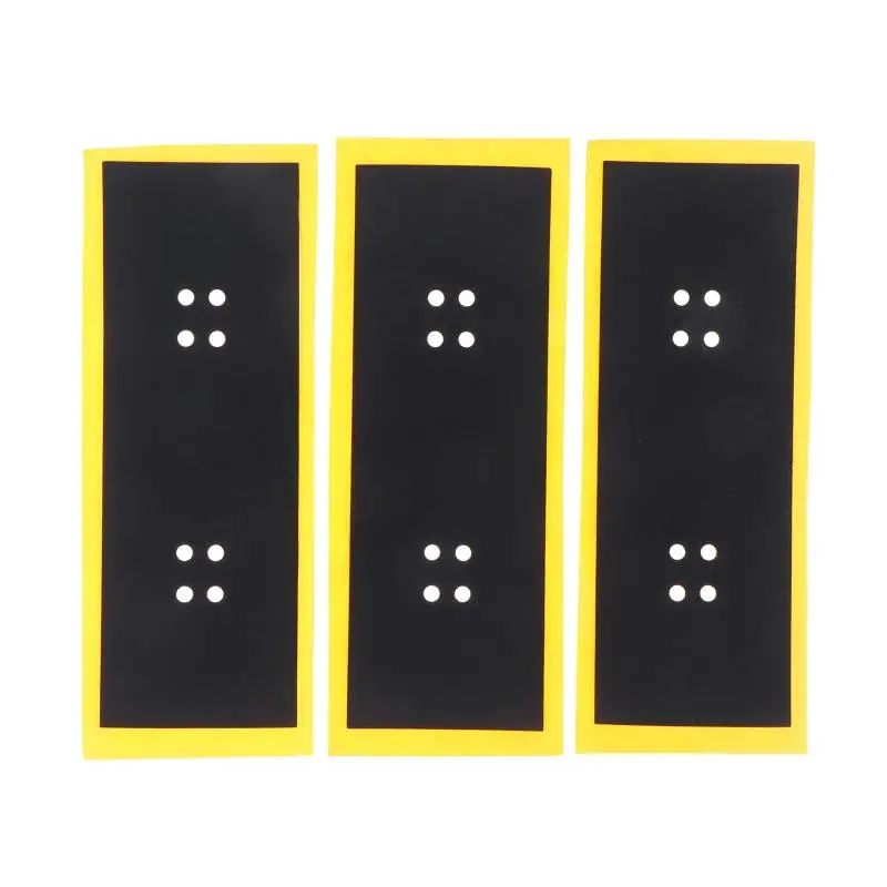 10Pcs PU Grip Finger Skateboard Grip Tapes Cuttable Black Fingerboard Deck Stickers Self-adhesive Non-slip Stickers