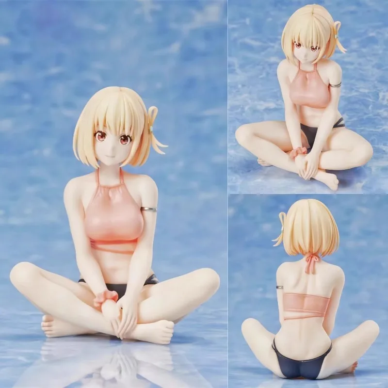 

12cm Lycoris Recover Anime Toys Nishikigi Chisato Beautiful Girl Figure Model Chassis Desktop Ornament Model Anime Toy Gift