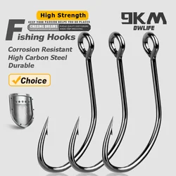 Single Hooks 50~200Pcs Fishing Spoons Blade Baits Hook Walleye Bass Fishing Lures Saltwater Fishing Sequins Crankbaits Hooks