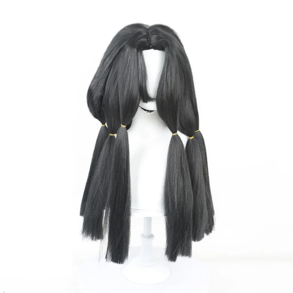 GACHIAKUTA Jabber Cosplay Wig Gschi Akuta Jabber Wongar Wig With Rose Net 2
