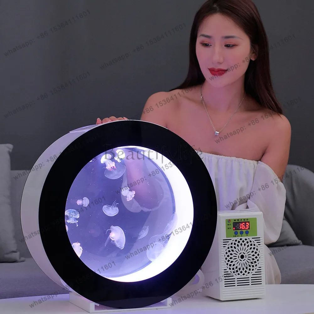 Creative small jellyfish special tank sea water circulation filter jellyfish pet fish tank package