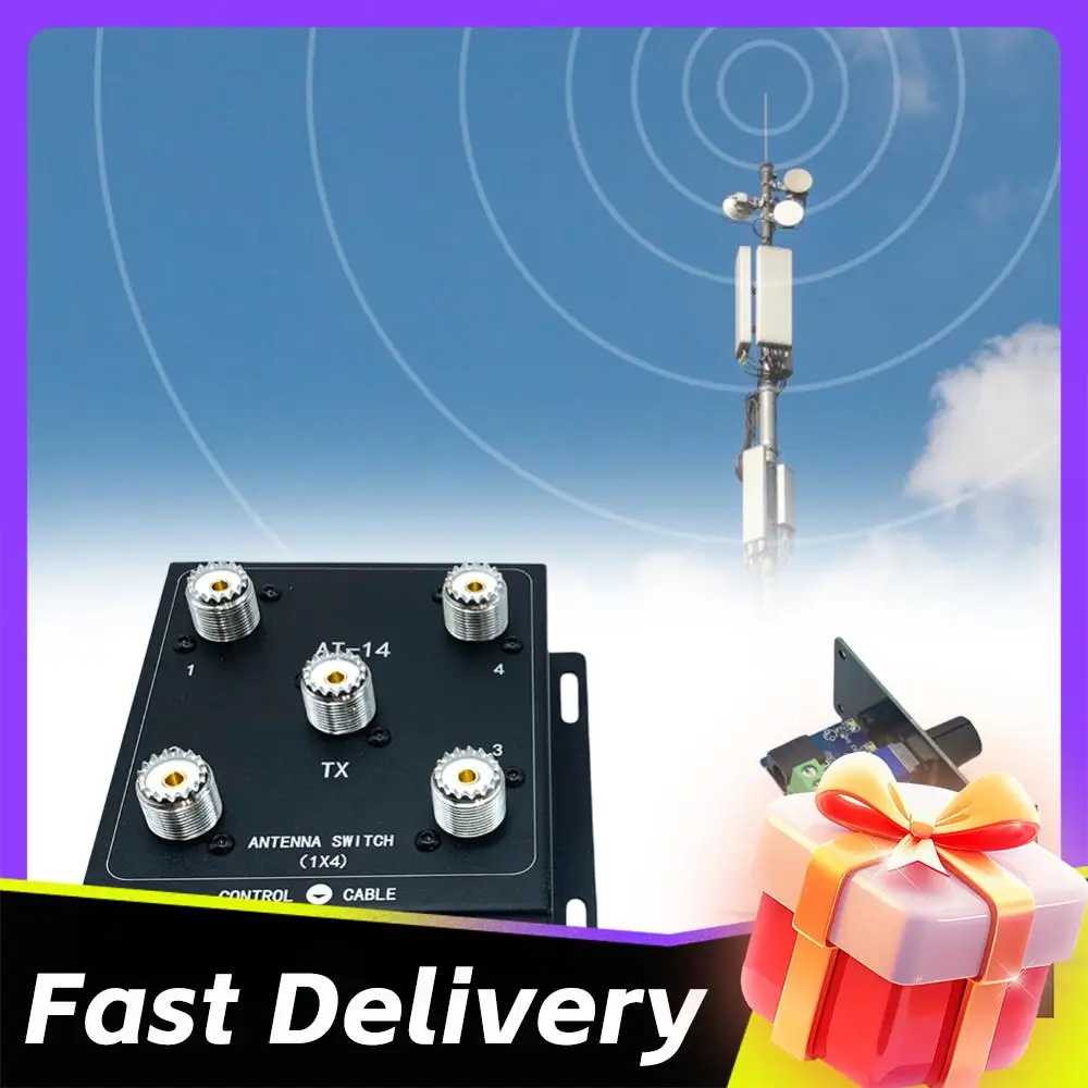 

4-канальный коаксиальный антенный коммутатор 500 Вт PEP для удобного переключения сигналов