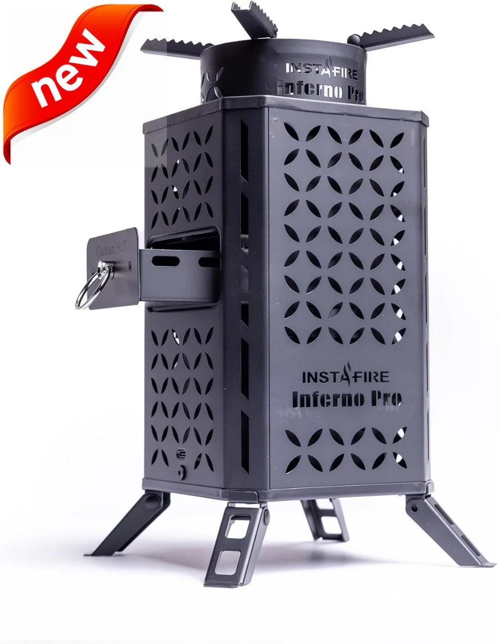 

Portable Biomass Camp Stove 1200°F Outdoor Cooking Survival Gear Compact Off-Grid Stove Fast Heating