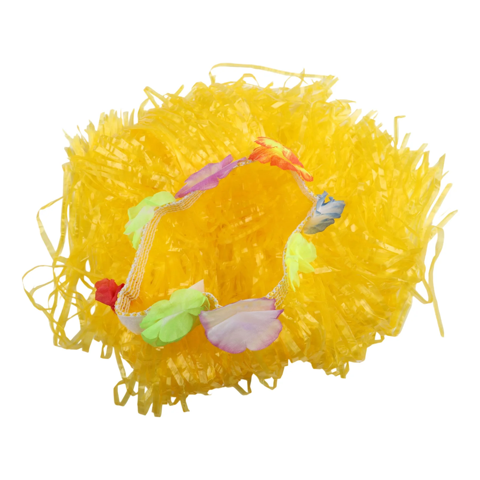20*19*5cm Porch Goose Costume Outdoor Party Outfit Vibrant Summer Theme Bright Grass Skirt Design Cute Straw Hat