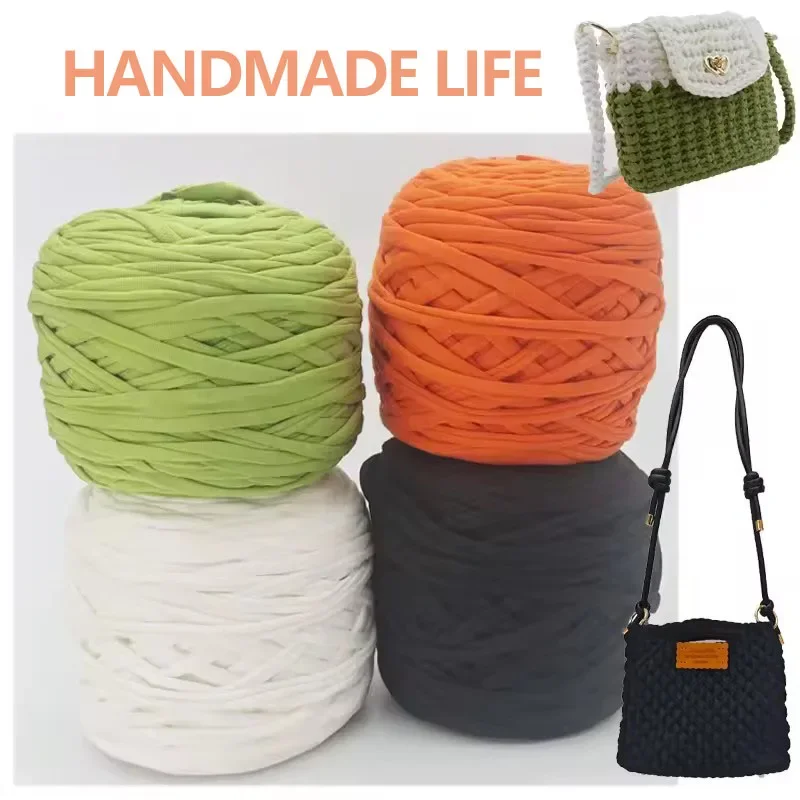 280g Soft  Crochet Yarn T-Shirt Yarn for Do-It-Yourself Crochet Crafts Suitable for Bags Cushions Dolls And Home Decor Projects