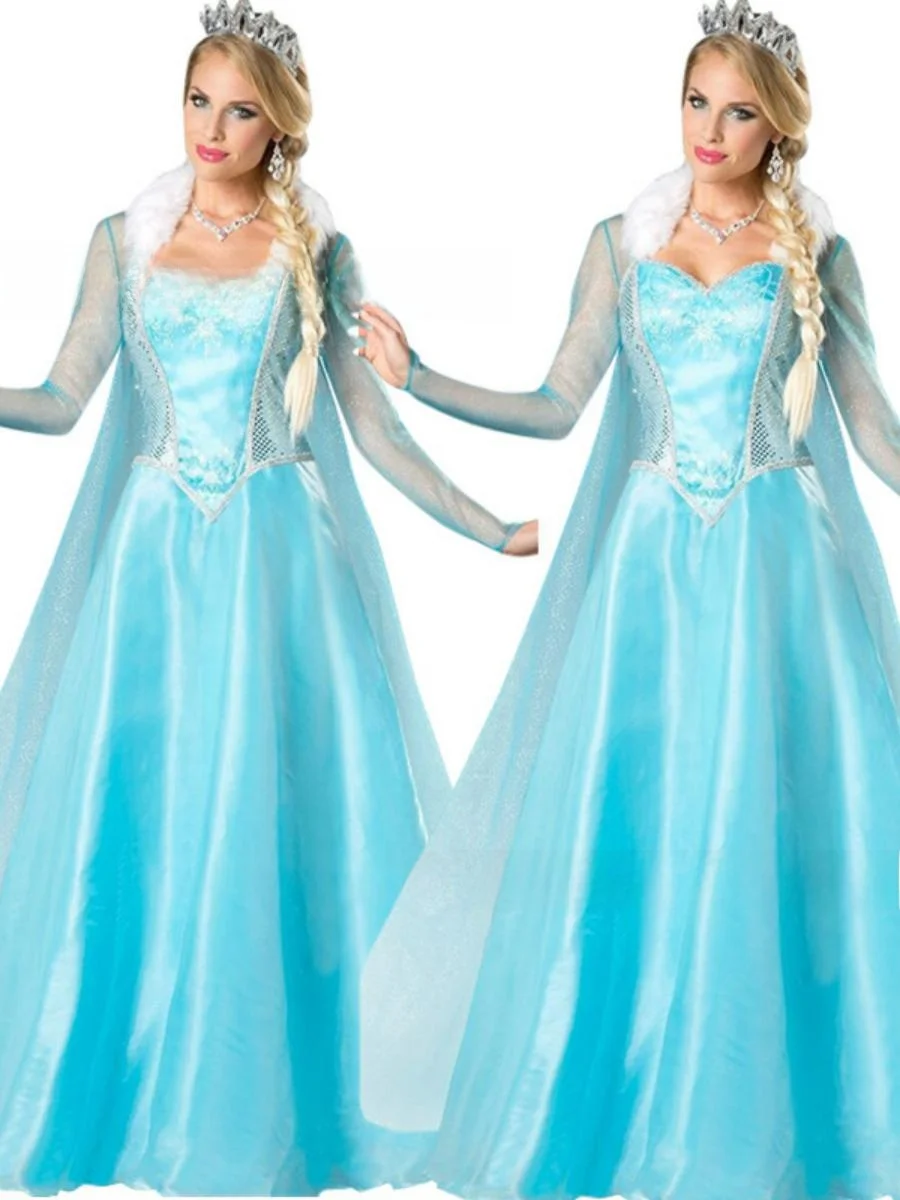 

Взрослый Хэллоуин Доктор Косплей eup Танец Эльза Принц Юбка Тема Полиэстер Материал Традиционный Китайский Костюм