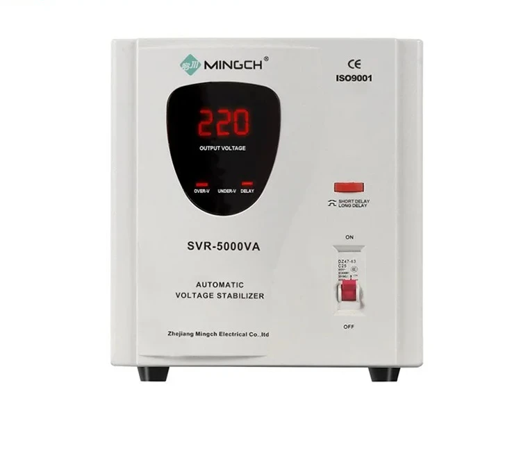 Automatic Voltage Regulator 10KVA, 8KW for Unstable Grid and Backup Generator Power Supply, 110V-220V Single Phase