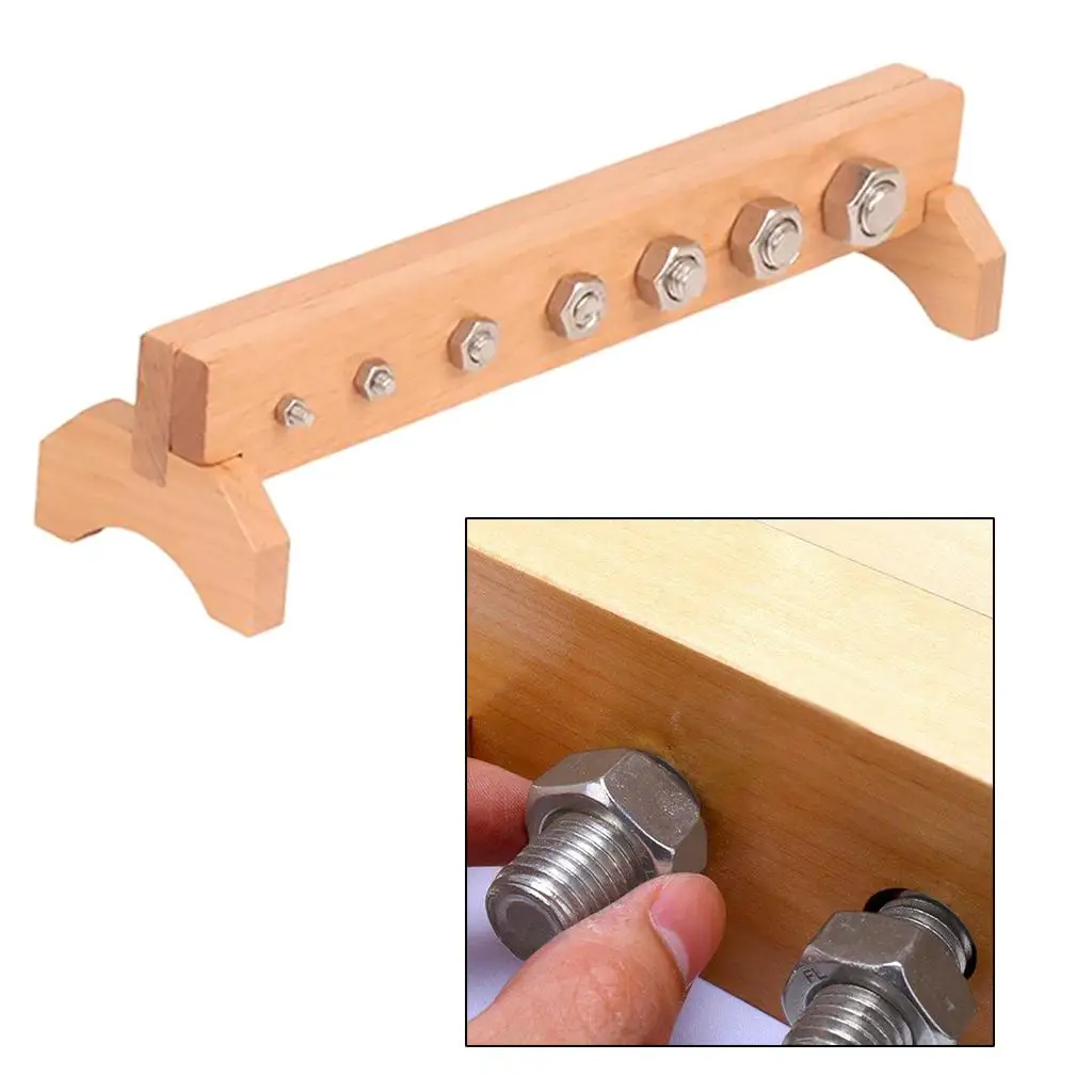 Montessori zintuiglijk speelgoed Schroef en set Montessori houten educatief speelgoed