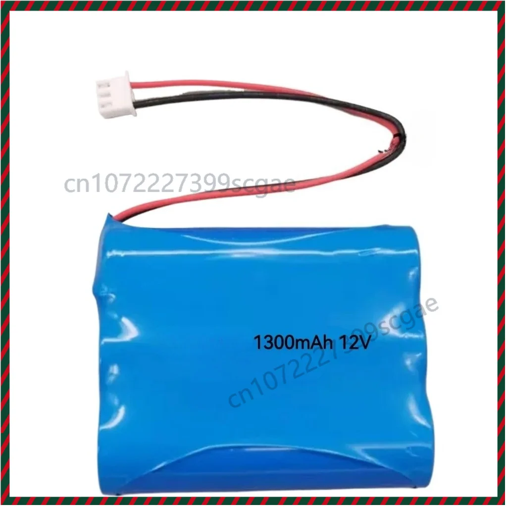 2pcs Li-ion Battery Pack ZYP 1300mAh 12V 3-Hole 2-Wire 18650 Cell For GSM Elevator Wireless Intercom Emergency Power