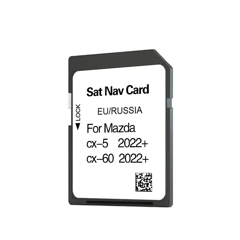 32GB SD Map Card for Mazda CX-5 2022 Europe Automobile Navigation Accessories GPS Road Version Tracking