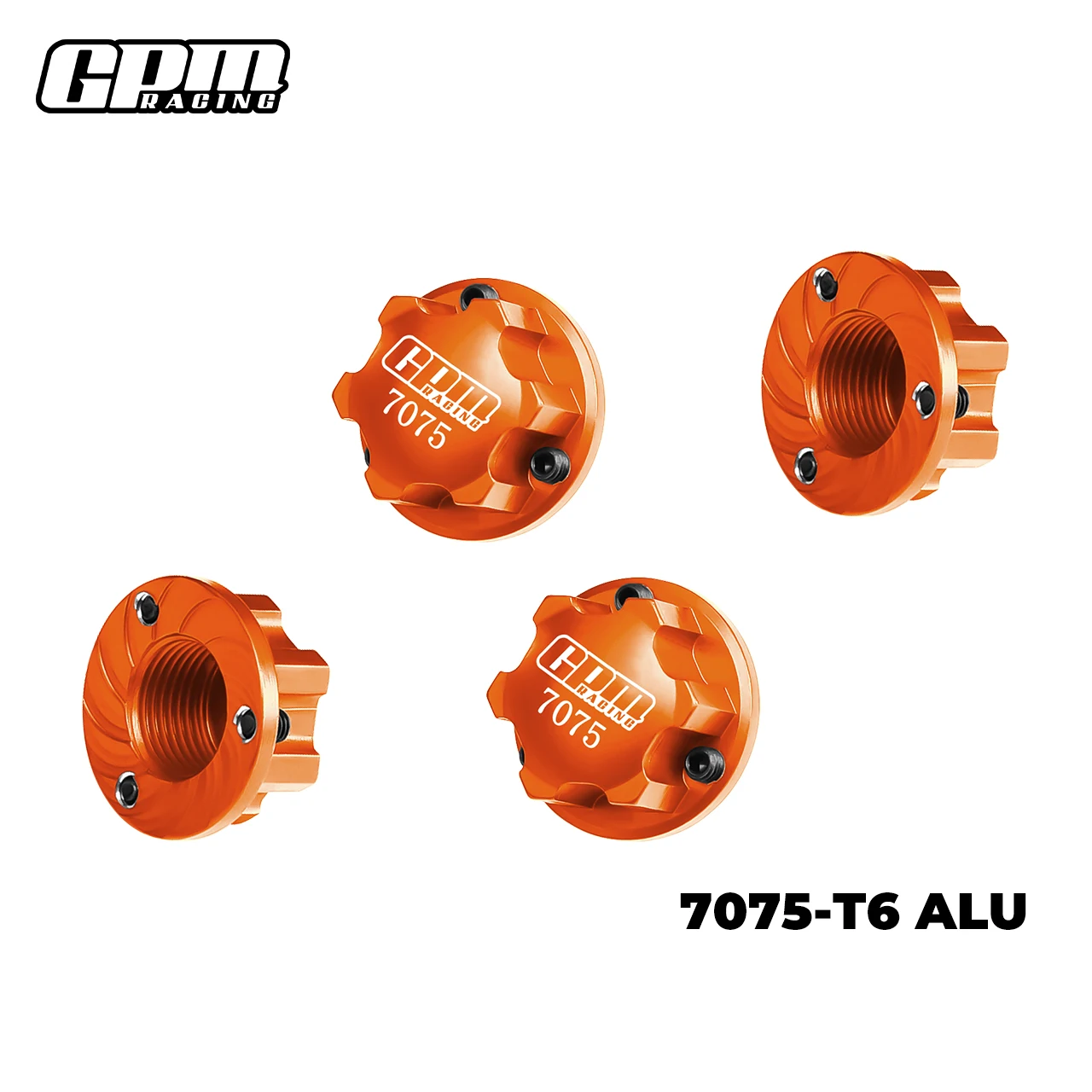 GPM 7075 ล็อคล้อ (17 มม.) สำหรับ ARRMA Kraton Outcast Talion Typhon Mojave Felony ARA7617V2T1/T2