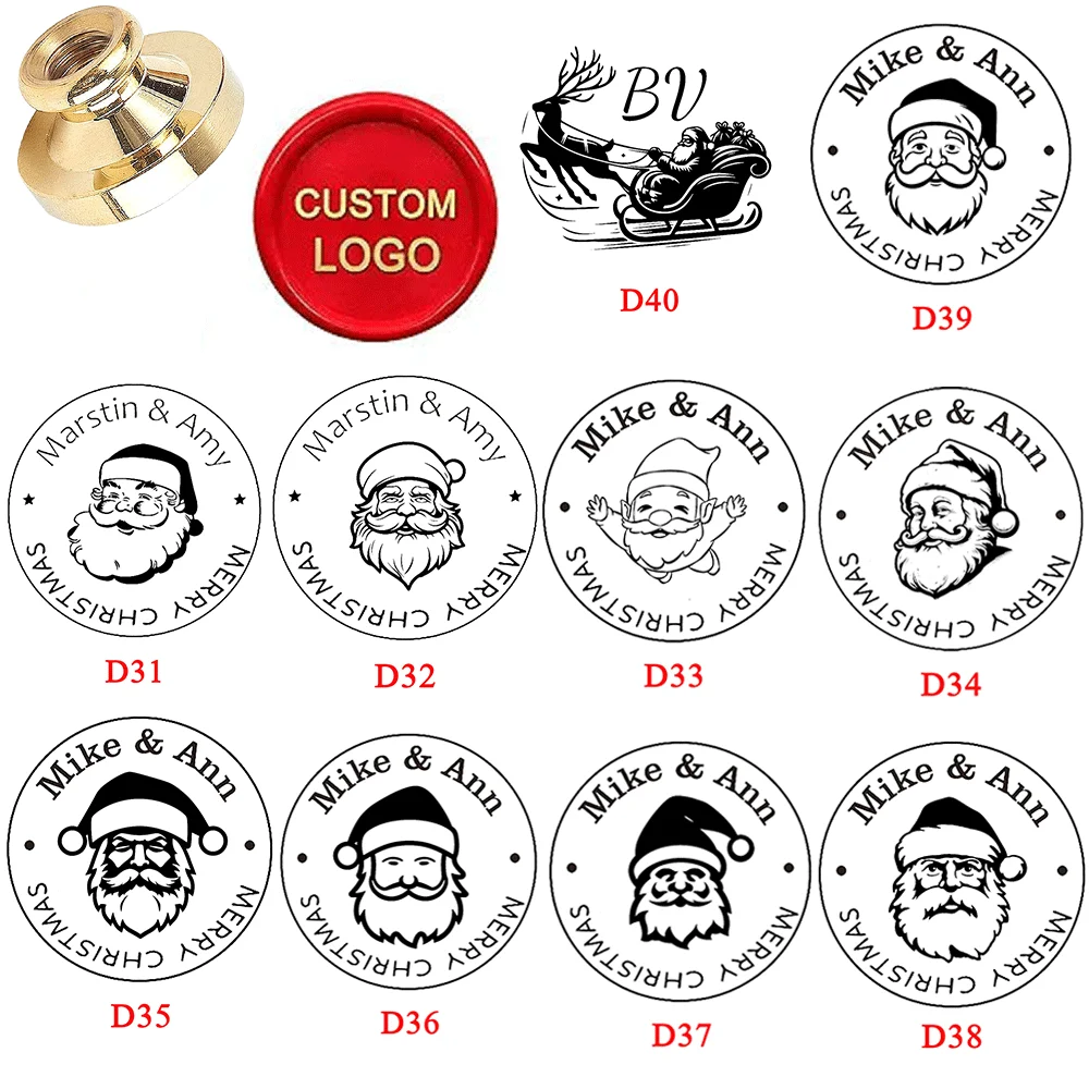 

Custom Letter Wax Seal Stamp Kit, Custom Wax Seal Kit,custom Logo Wax Seal Stamp Kit for Wedding Invitation, Christmas Card