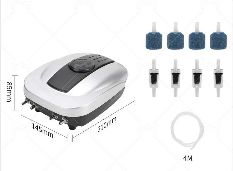 

Бесшумный кислородный насос для аквариума, регулируемый объем воздуха, энергосберегающие насосы серии AIR1000-8000, аксессуары для воздушных насосов для аквариума