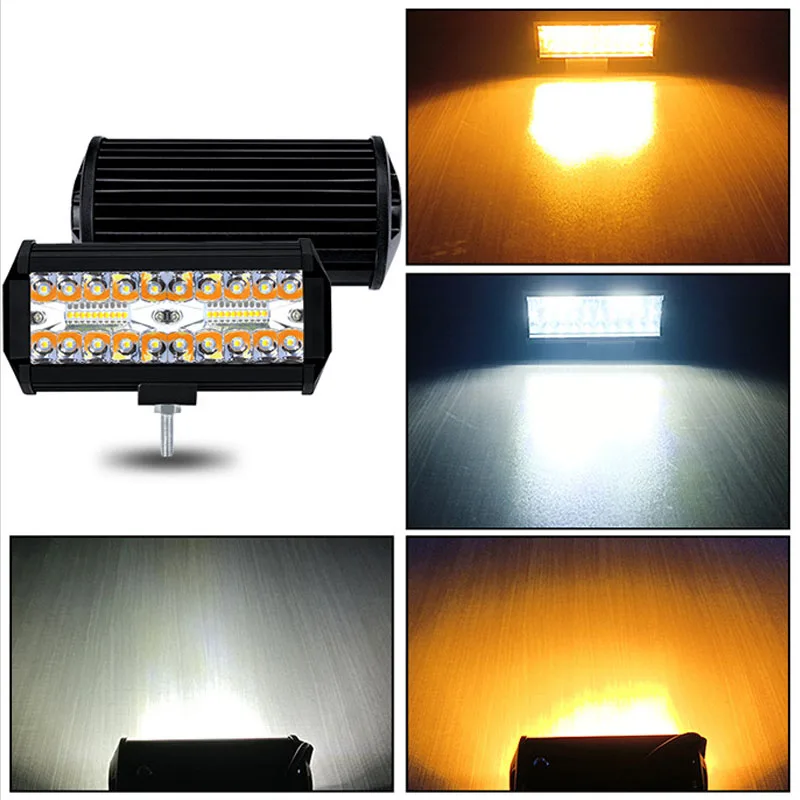 13200LM 40LED Световая панель Водонепроницаемая противотуманная фара для бездорожья 120 Вт Световая панель для вождения и работы Точечные прожекторы Комбинированная для UTV ATV Грузовик Лодка