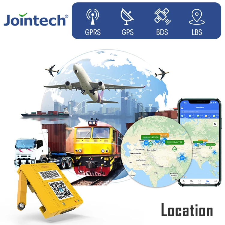 2026 Jointech OEM JT301A Trailer GPS Container Management Door Open Close Remote Monitoring Tracker 4G