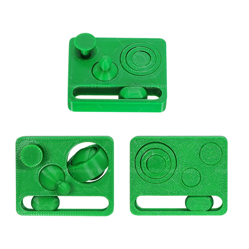 ثلاثية الأبعاد مطبوعة 4 in1 إصبع تململ لعبة البوب تململ لعبة الكرة الدوارة لعبة للإجهاد والقلق الاسترخاء المحمولة ألعاب الإصبع #5