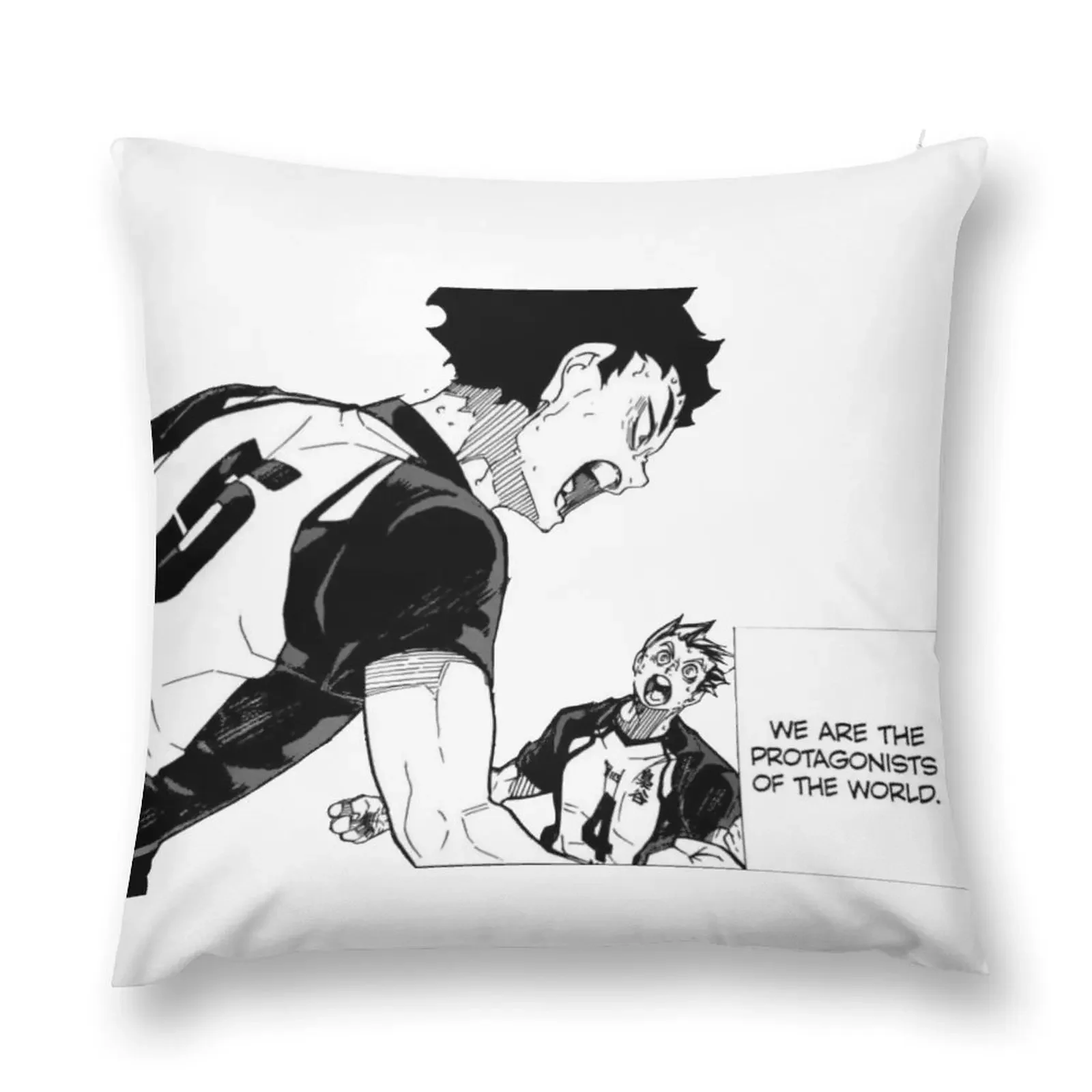 Copy of protagonists of the world - no bg Throw Pillow christmas ornaments 2025 Christmas Pillowcase pillow