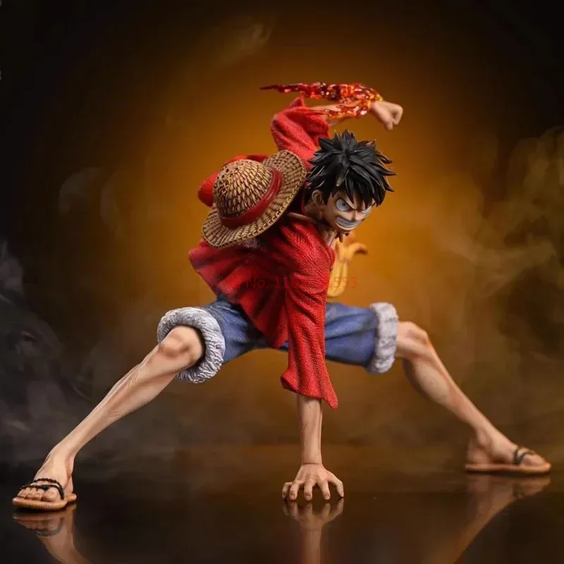 

15 см, цельная фигурка Луффи, обезьянка D. Экшн-фигурки Luffy в стиле битвы из ПВХ, Коллекционная модель аниме, игрушки, орнамент на день рождения, подарки