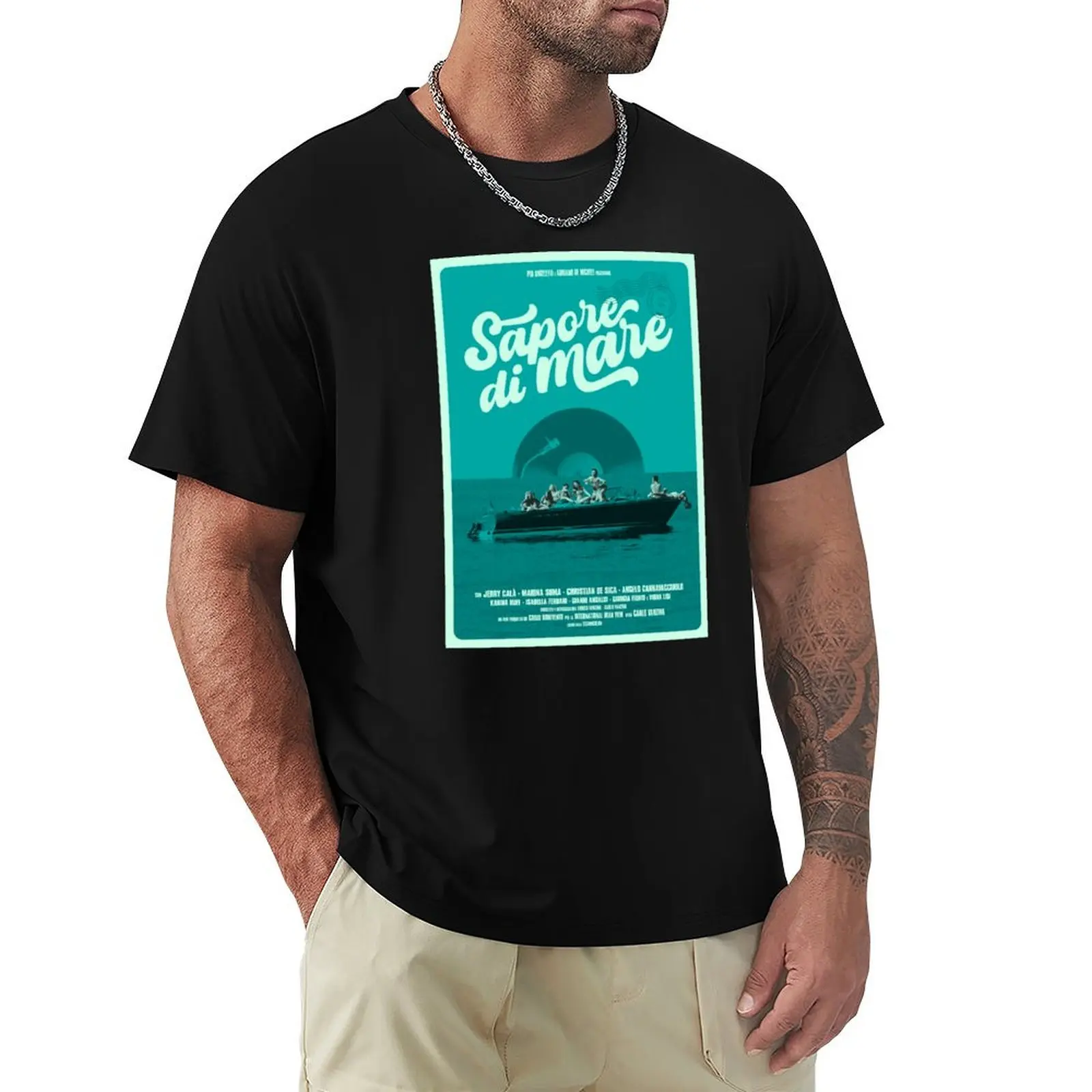 Sapore di Mare (Tribute Poster by Federico Mancosu) T-Shirt Casual Basic Short Sleeve T-Shirt
