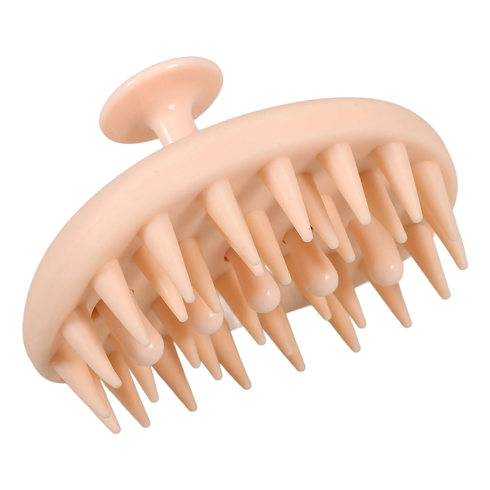 

Портативный массажер для кожи головы, щетка для шампуня, маленький скруббер для волос от перхоти, глубокая очистка, расслабляющий массаж головы, душевой отшелушивающий аппарат для волос