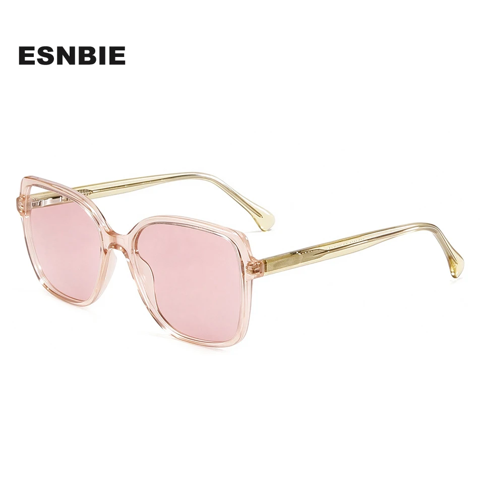 Trend Womens Tortoise Shell Acetate Square Polarized Sunglasses for Women UV400 Tinted Shades Eyewear for Ladies Beach Party