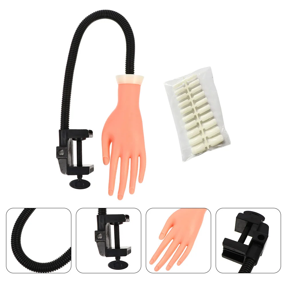 

500 шт., пластиковые искусственные ногти для практики маникюра