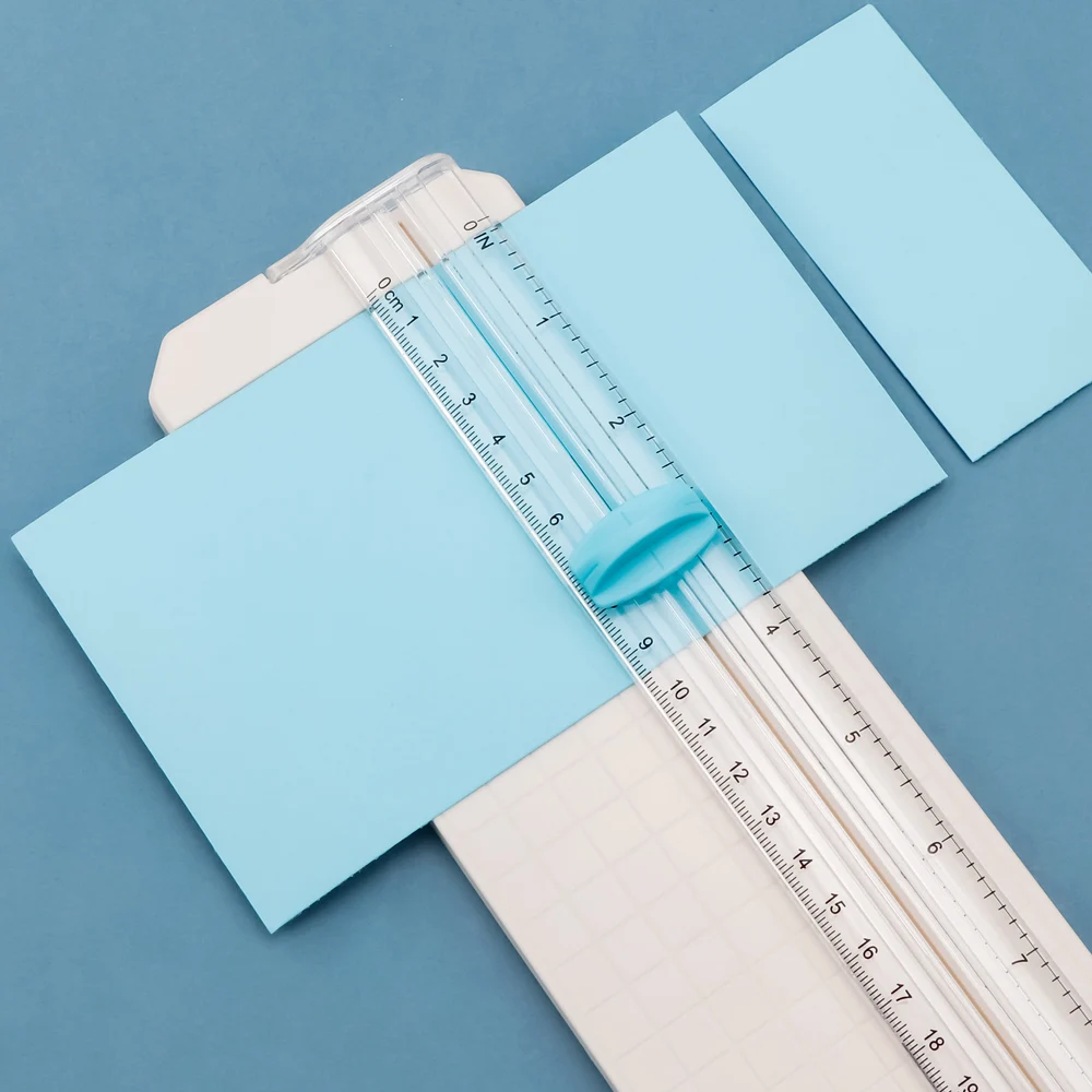 2025, unverzichtbares Werkzeug, Mini-Papierschneider mit ausziehbarem Lineal für Scrapbook-Papier, Kartenschneider, DIY-Papierhandwerk, Ersatzklingen