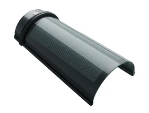 Home Buildings Ce Certified for Rooftop Application 11.5W Black Single-Arch BIPV Bifacial Solar Roof Tile Glass Material for