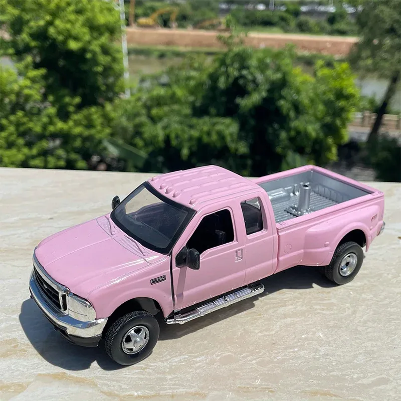 (No Box)G1 Scale Pickup Simulation Alloy Car Model Static Display Collectible Toys Gift Souvenir Decoration