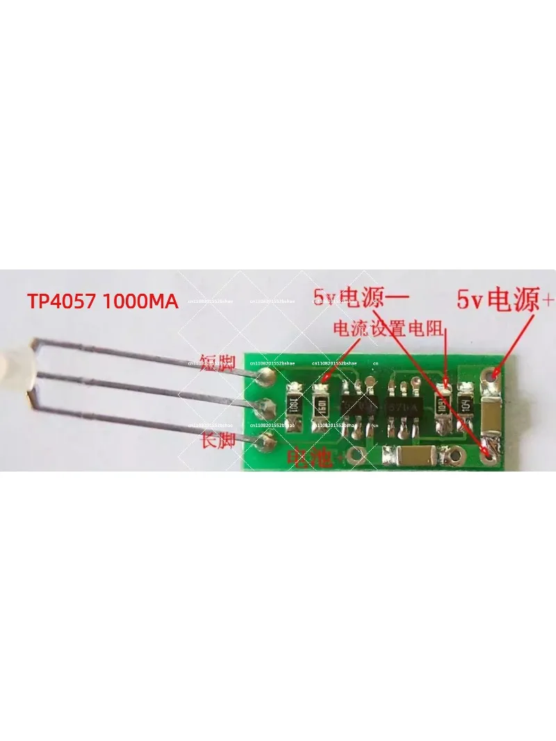10Pcs TP4057 500mA 1000mA Lithium Battery Charging Module Micro USB Board with Reverse Protection