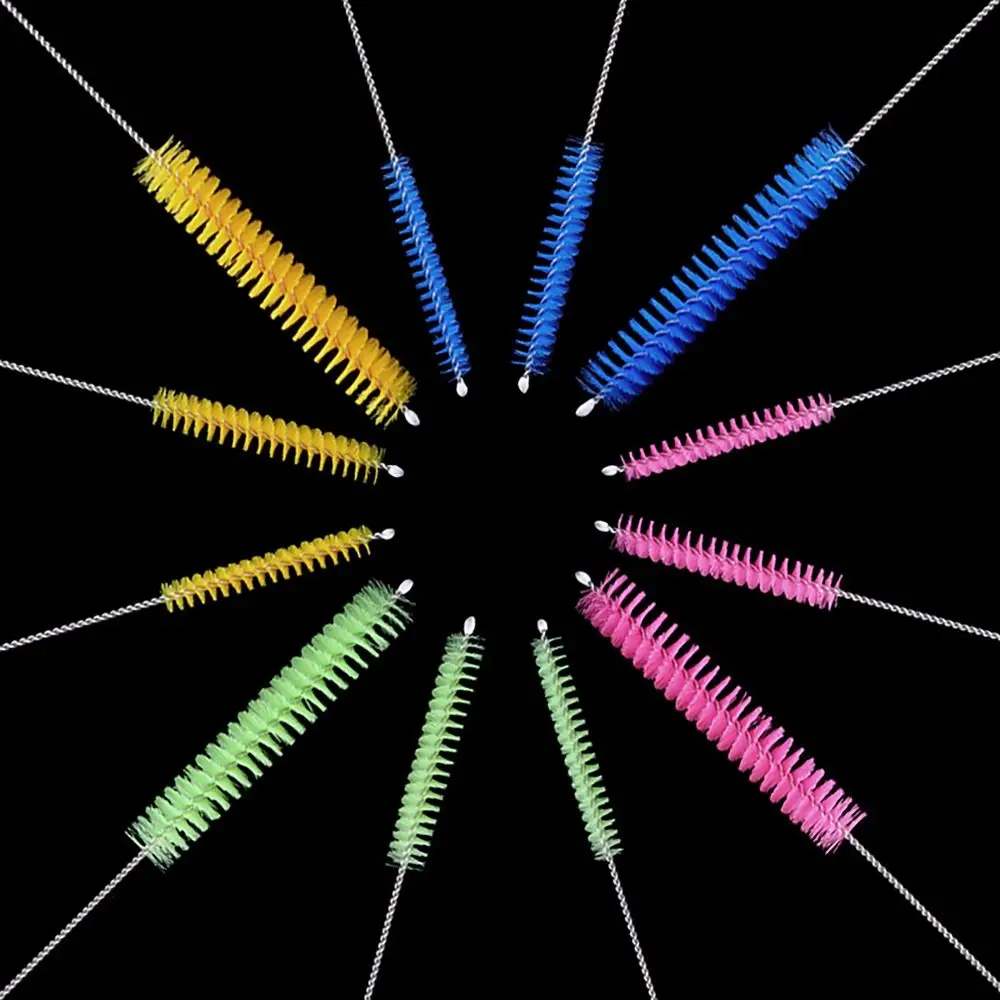 

Colorful Multi-purpose Straw Cleaning Brush Nylon Bottle Accessory Glass Tube Brush Straw Cleaners for Office Kitchen