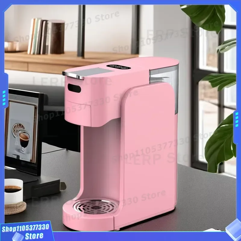 Minimalist Paperless Coffee Machine with Permanent Filter Energy Saving Mode Compact Kitchen Appliance for Home Office Use